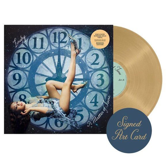 Laufey – A Matter of Time (Morning Edition) Signed Sunrise Gold Vinyl - Picture 3 of 3